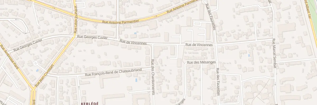 Plan du 45 Rue de Vincennes à Saint-Nazaire