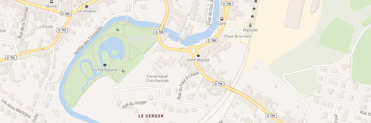 Plan du 4 Rue de l’Abbaye à Plancoët