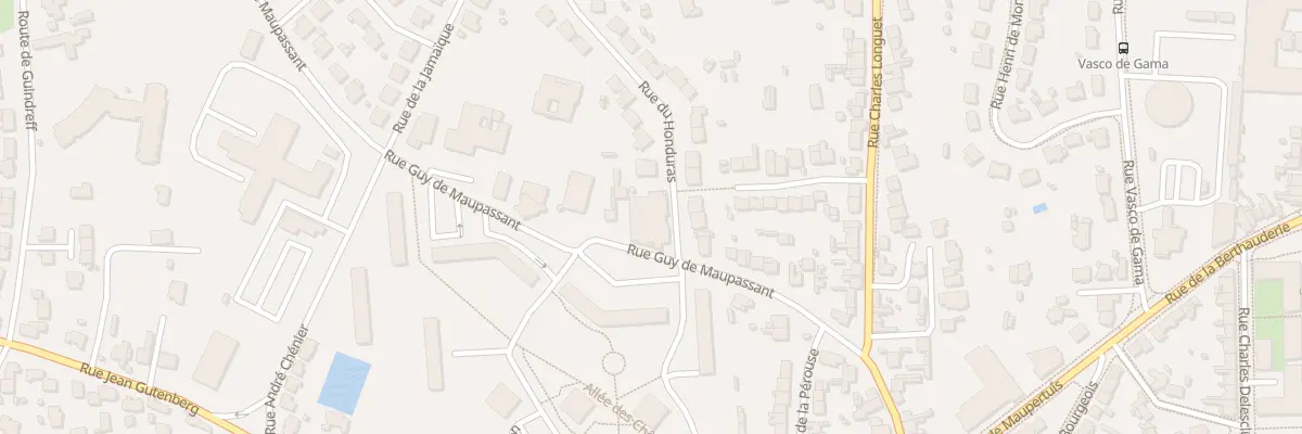 Plan du 26 Rue Guy de Maupassant à Saint-Nazaire