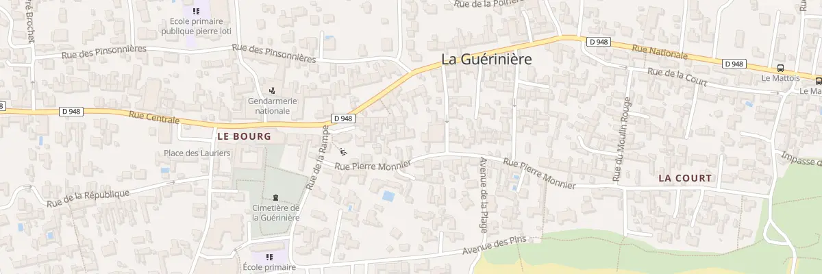Plan du 9T Rue Pierre monnier à La Guérinière