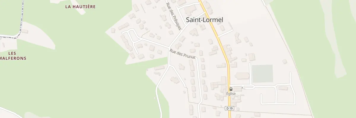 Plan du 1 Rue des Prunus à Saint-Lormel
