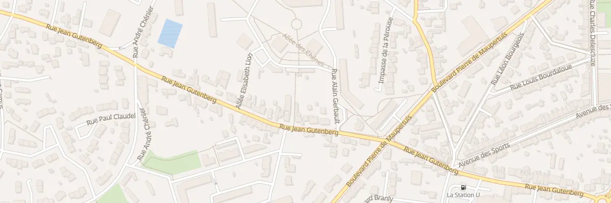 Plan du 80 Rue Jean Gutenberg à Saint-Nazaire