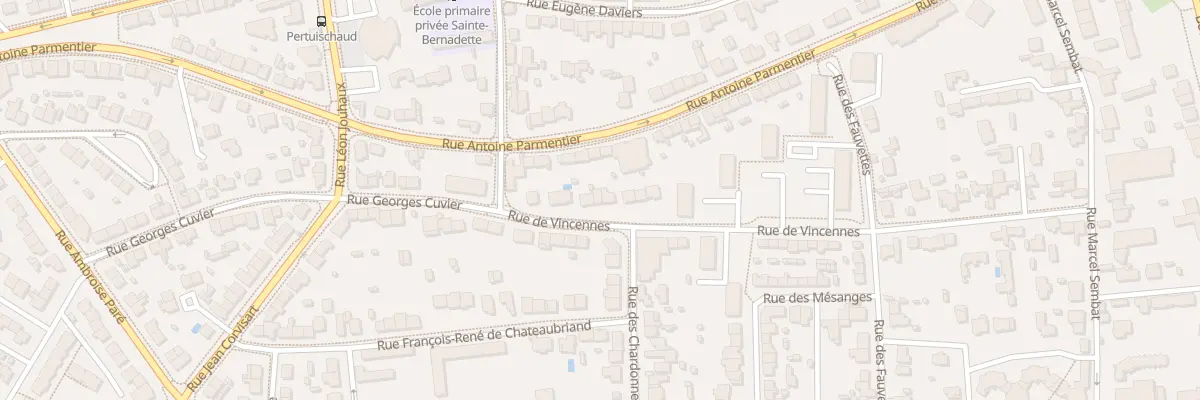 Plan du 50B Rue de Vincennes à Saint-Nazaire