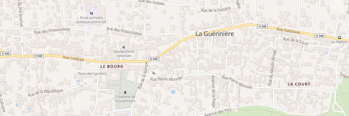 Plan du 5453 Rue Nationale à La Guérinière