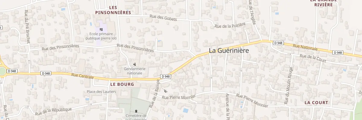 Plan du 19 Rue Nationale à La Guérinière