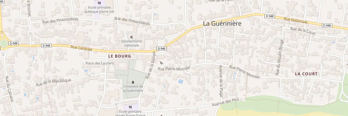 Plan du 3B Rue Pierre monnier à La Guérinière