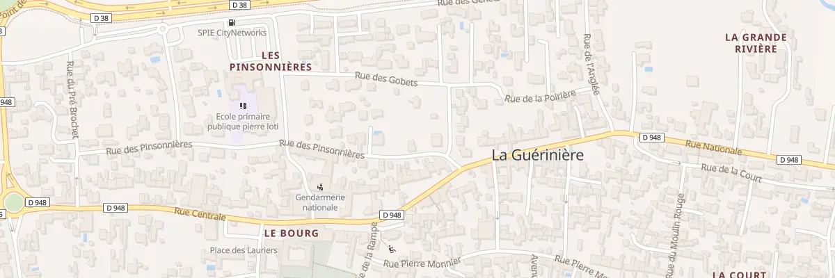 Plan du 6 Rue des Pinsonnières à La Guérinière