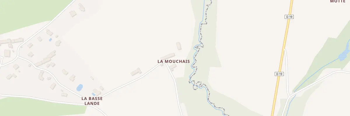 Plan du 3 La Mouchais à Bourseul