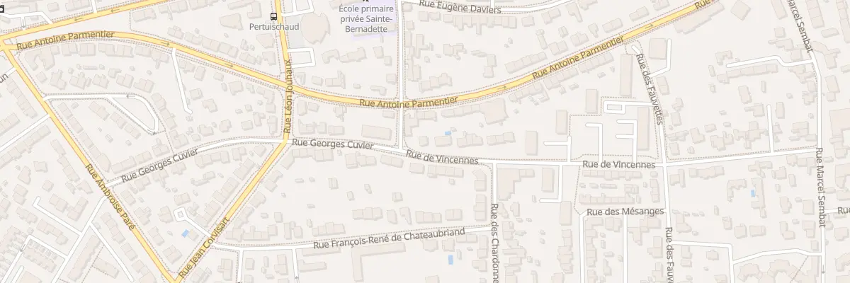 Plan du 58 Rue de Vincennes à Saint-Nazaire