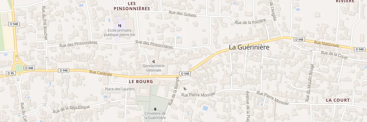 Plan du 11B Rue Nationale à La Guérinière