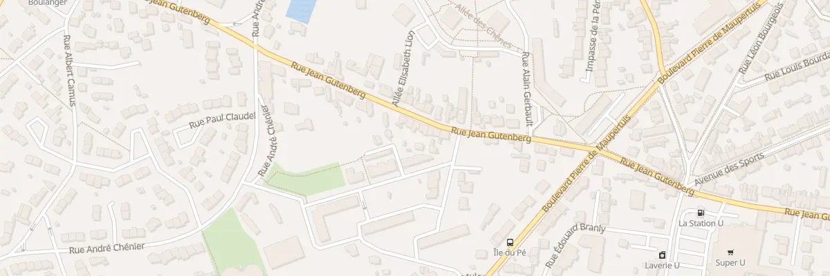 Plan du 89 Rue Jean Gutenberg à Saint-Nazaire
