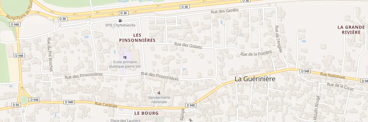 Plan du 9010 Rue des Pinsonnières à La Guérinière
