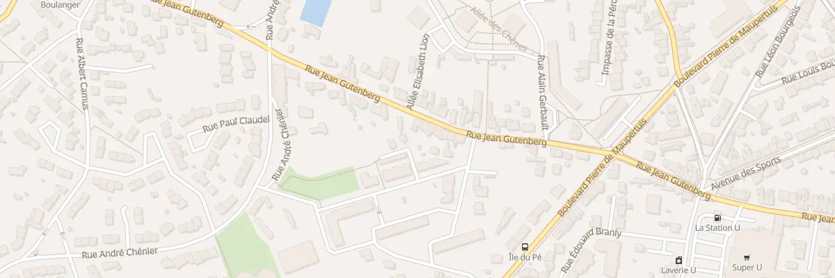 Plan du 93 Rue Jean Gutenberg à Saint-Nazaire