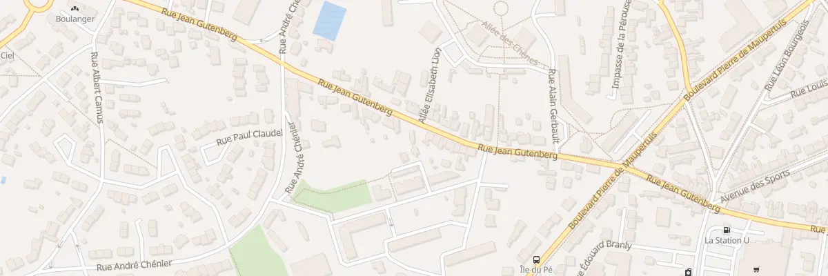 Plan du 97 Rue Jean Gutenberg à Saint-Nazaire