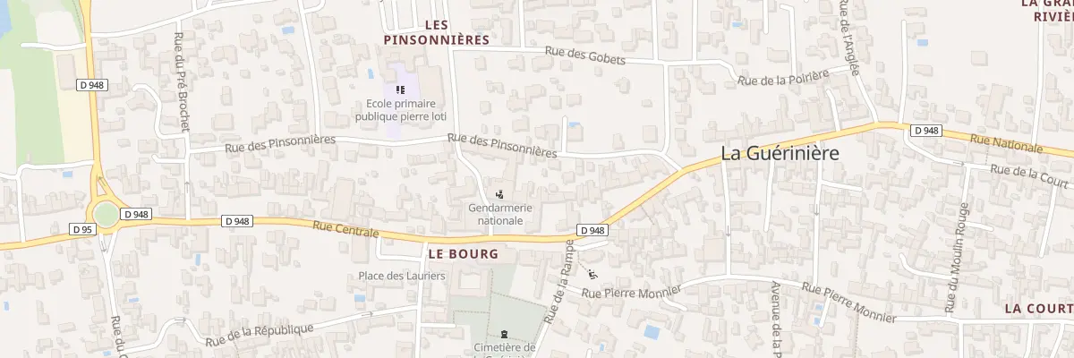 Plan du 3 Rue Nationale à La Guérinière