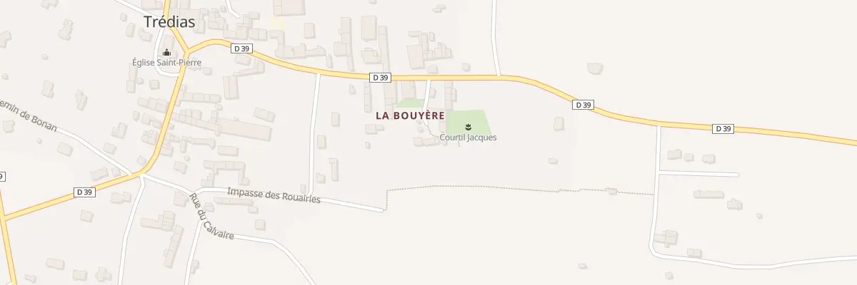 Plan du 7 Imp de la Bouyère à Trédias