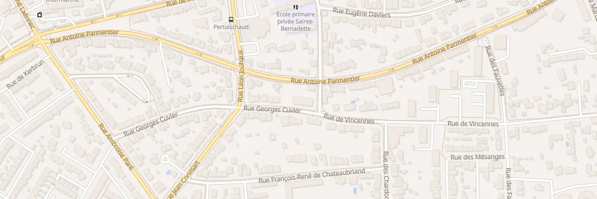 Plan du 2 Rue Georges Cuvier à Saint-Nazaire