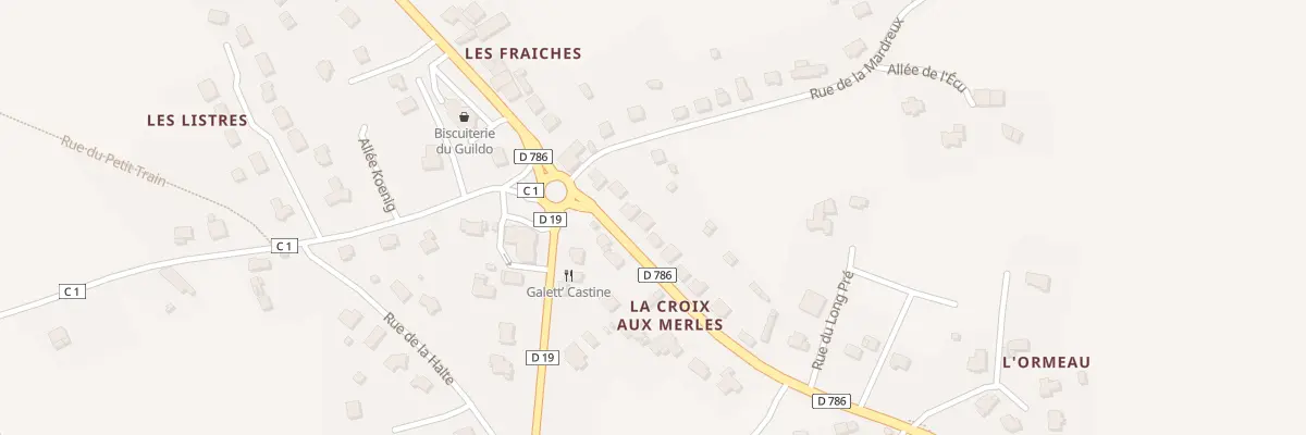 Plan du 19 Rue de la Croix aux Merles à Saint-Cast-le-Guildo