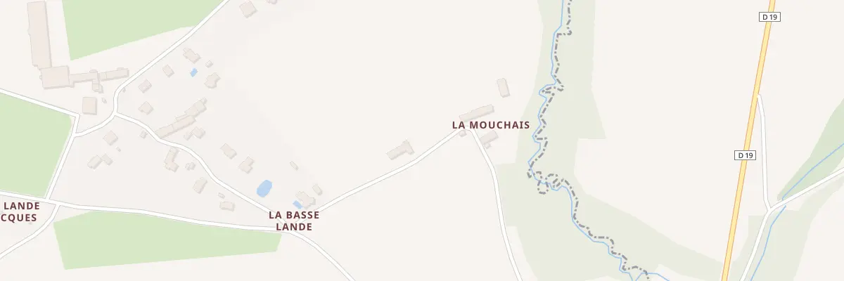 Plan du 1 La Mouchais à Bourseul