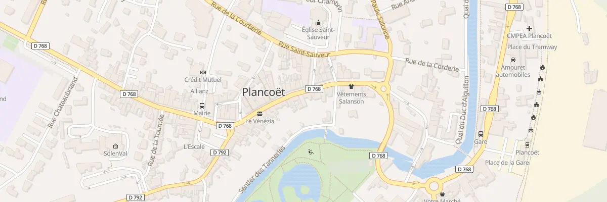 Plan du 30 Rue du Pont à Plancoët