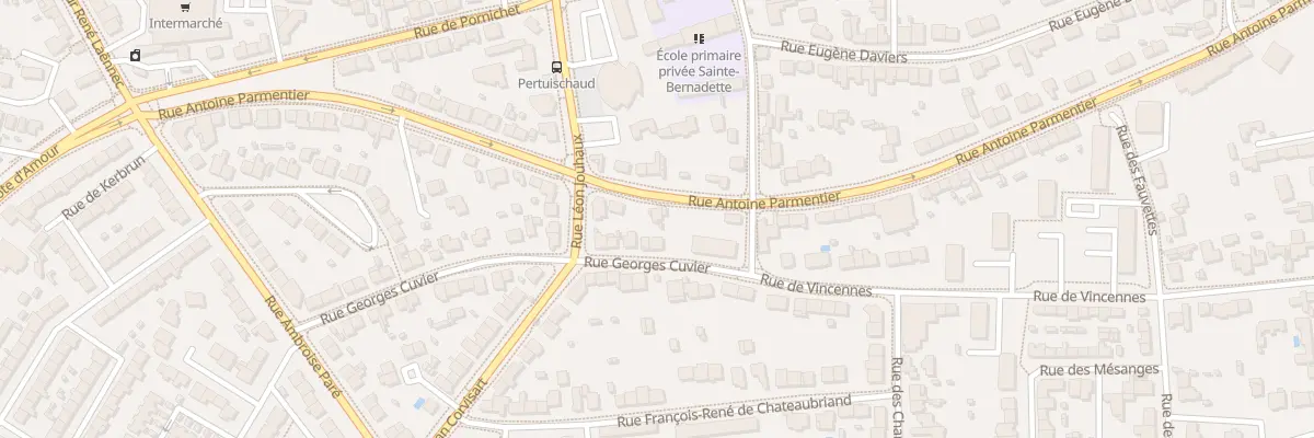 Plan du 97 Rue Antoine Parmentier à Saint-Nazaire