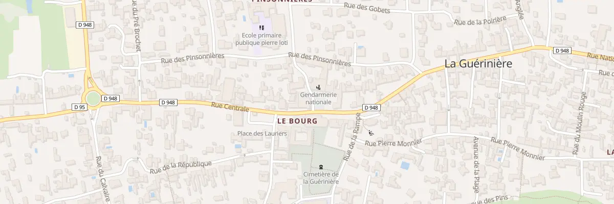 Plan du 1 Pl René ganachaud à La Guérinière