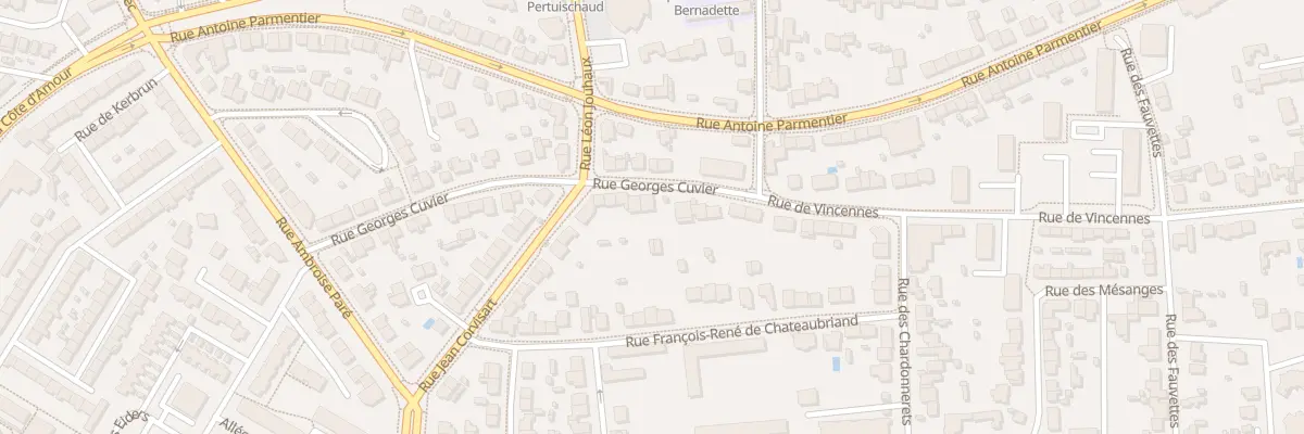Plan du 7 Rue Georges Cuvier à Saint-Nazaire