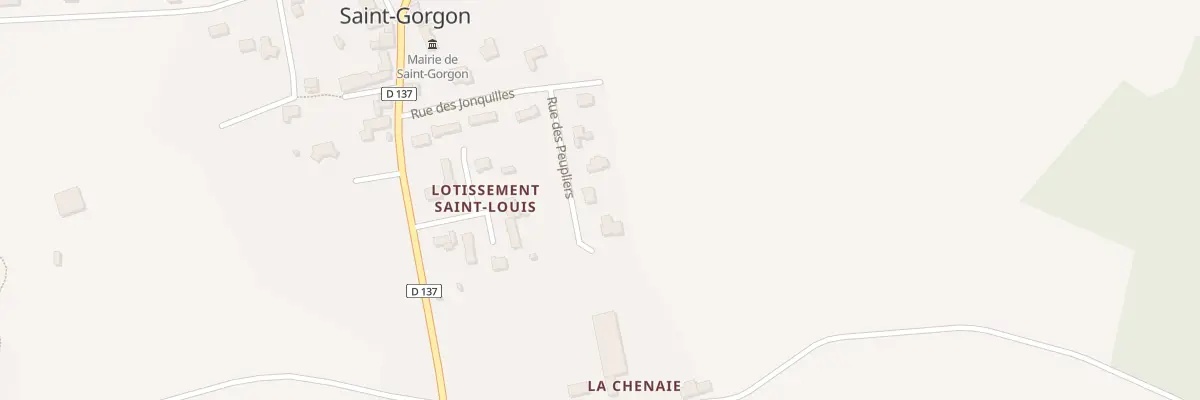 Plan du 4 Rue des Peupliers à Saint-Gorgon