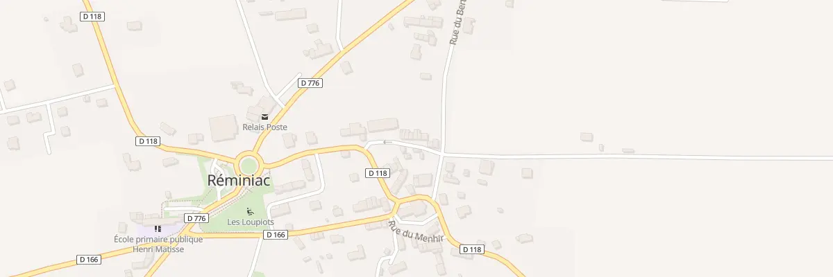 Plan du 12 Rue Josse à Réminiac