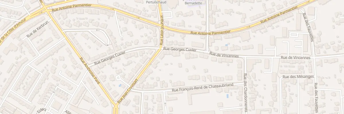 Plan du 11 Rue Georges Cuvier à Saint-Nazaire