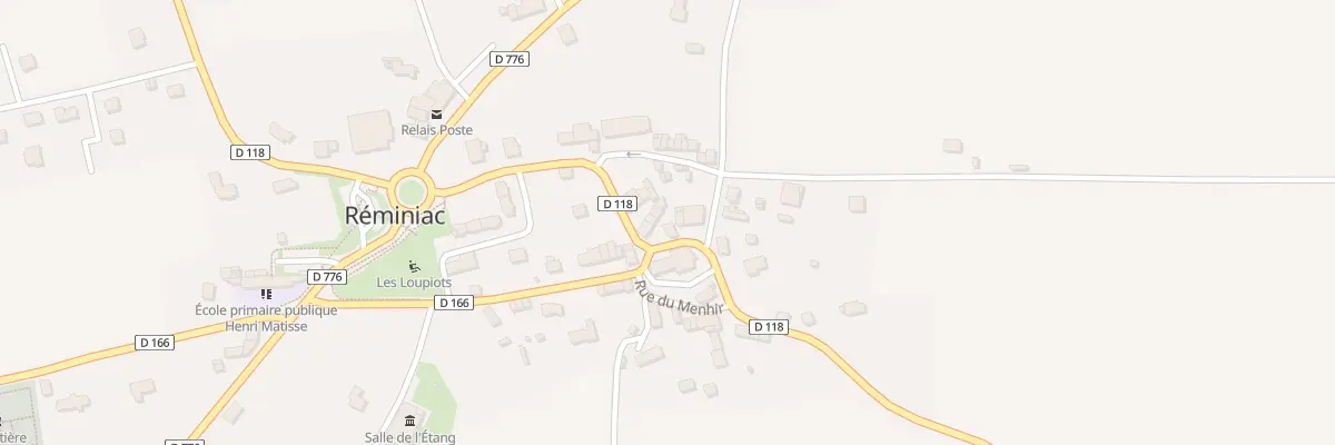 Plan du 12 Rue de l’Église à Réminiac