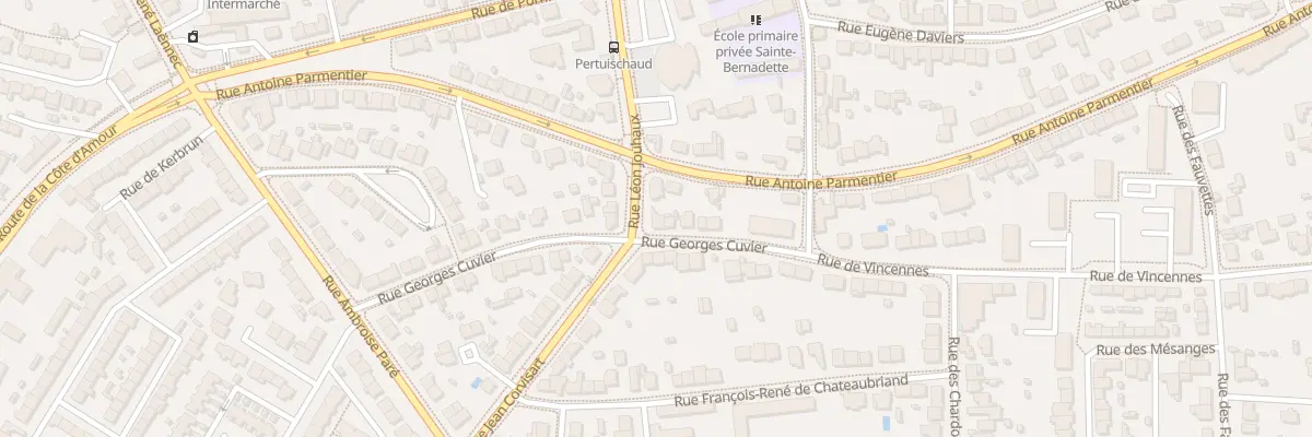 Plan du 10 Rue Georges Cuvier à Saint-Nazaire
