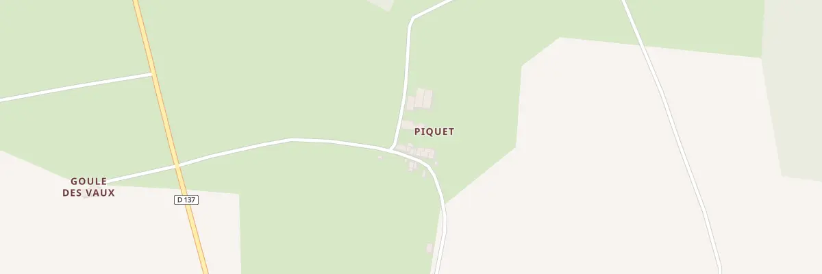 Plan du 5 Piquet à Béganne