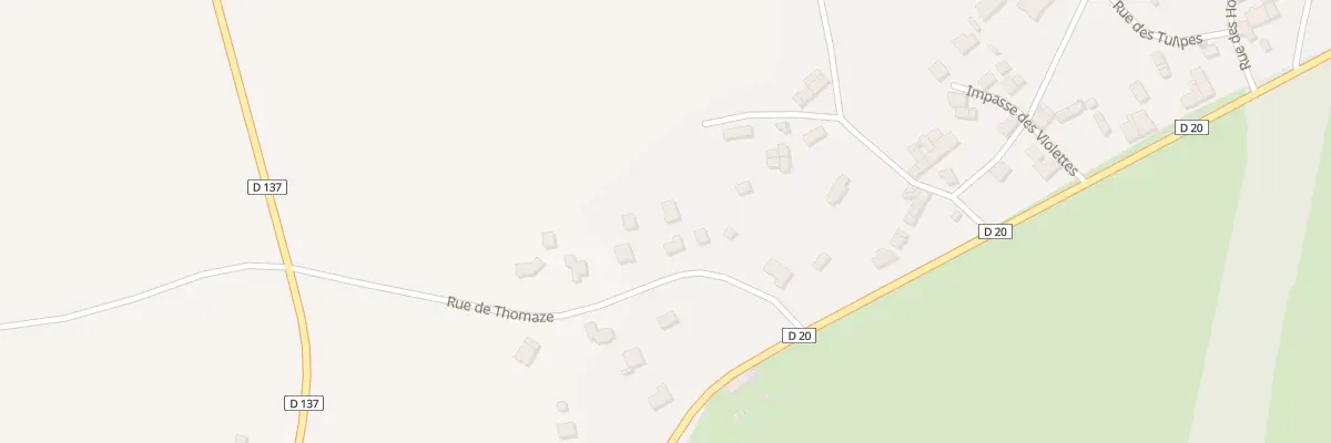Plan du 6071 Thomaze à Béganne