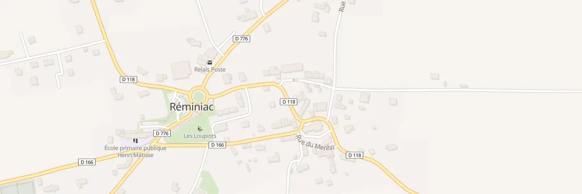 Plan du 8 Rue de l’Église à Réminiac