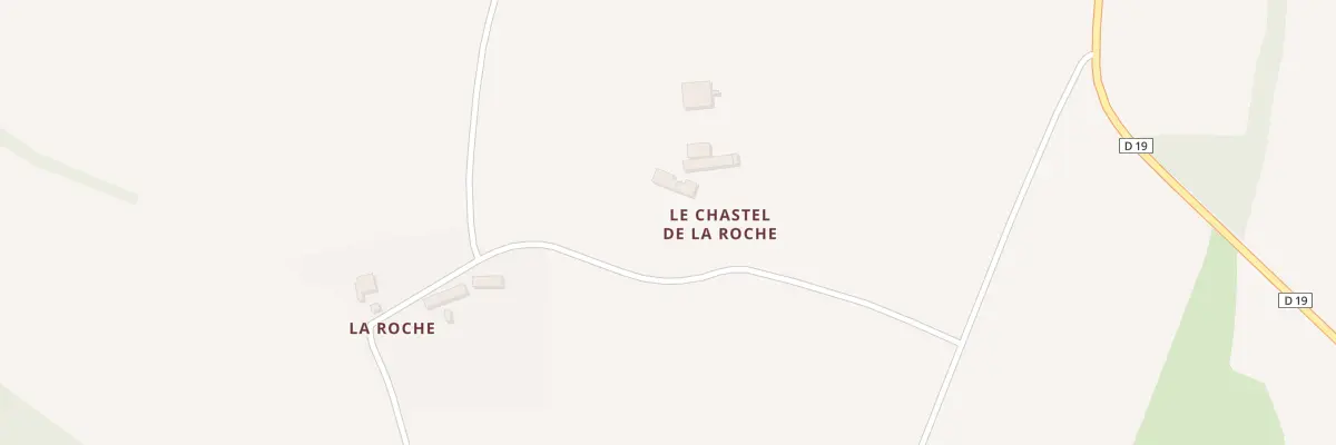 Plan du 5516 Le Chastel de la Roche à Corseul