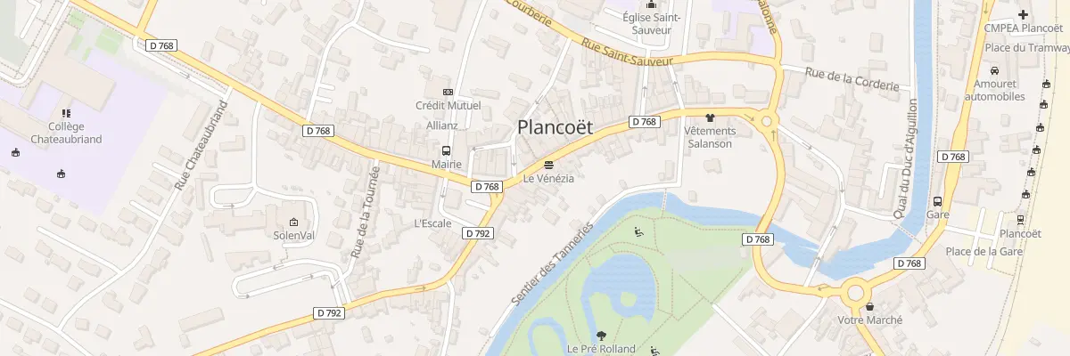 Plan du 8 Rue du Pont à Plancoët