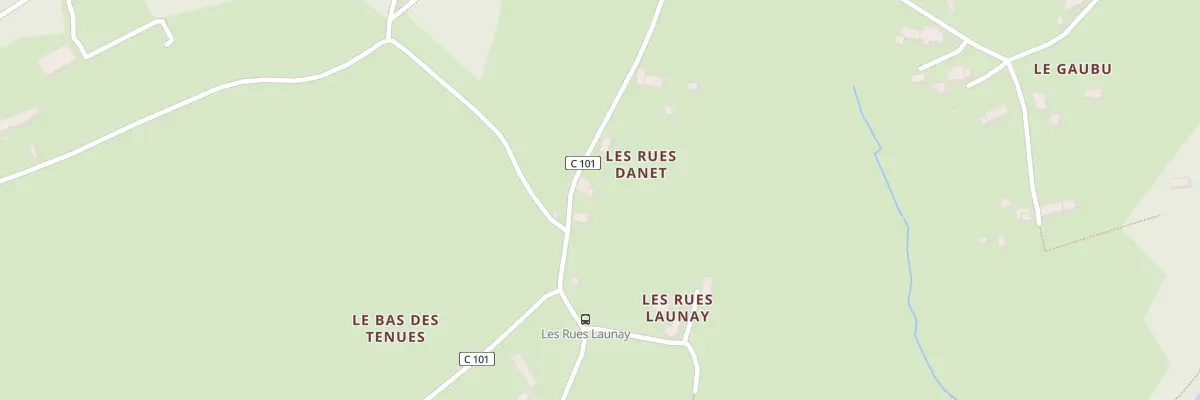 Plan du 847 Les Rues Danet à Paimpont