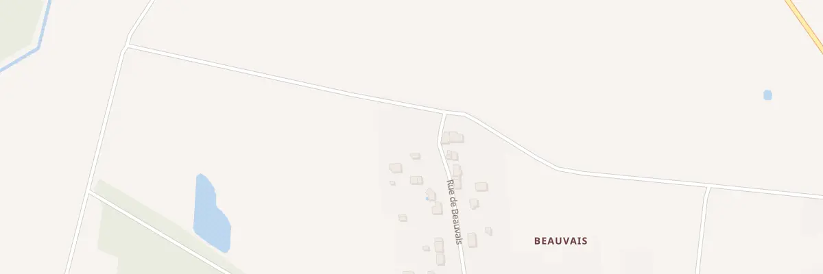 Plan de la Rue de Beauvais Tournoly à Missillac