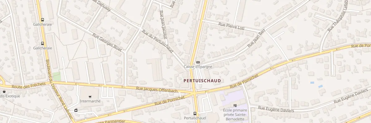 Plan du 2 Rue du Perthuischaud à Saint-Nazaire