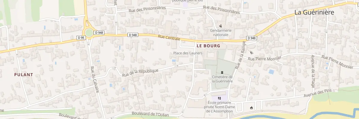 Plan du 2 Rue de la République à La Guérinière