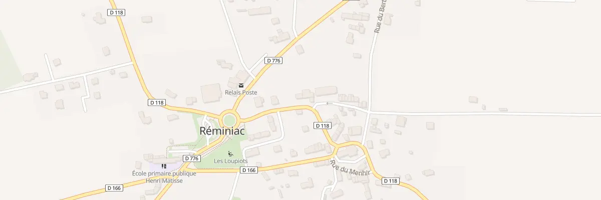 Plan du 4 Rue de l’Église à Réminiac