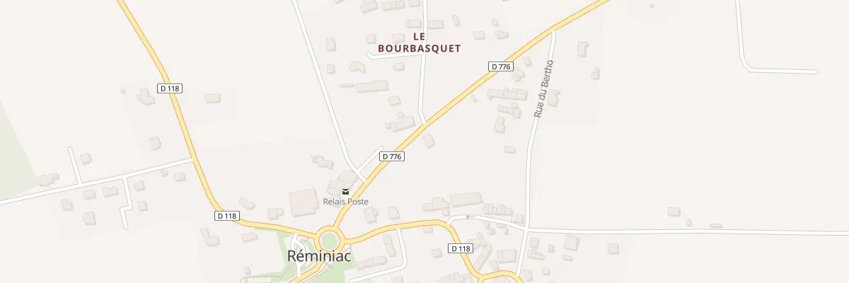 Plan du 6 Rte de Vannes à Réminiac