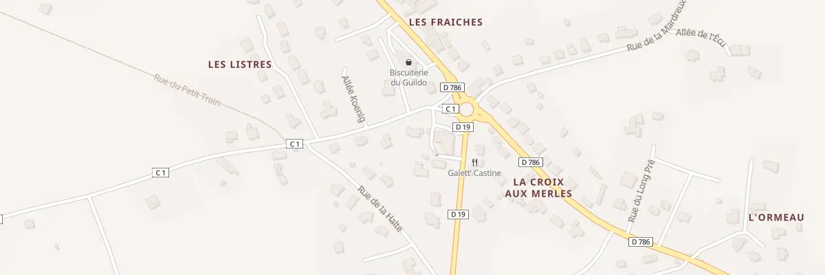 Plan du 1 Rue de la Croix Chauvel à Saint-Cast-le-Guildo