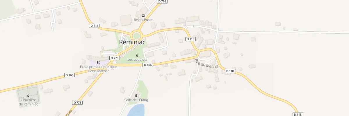 Plan du 2 Rue de l’Étang à Réminiac