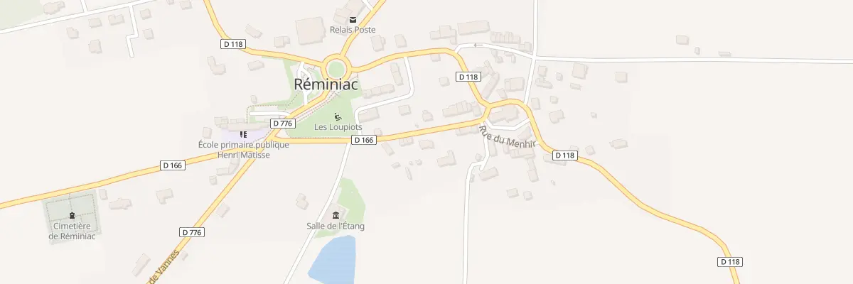 Plan du 3B Rue de l’Étang à Réminiac