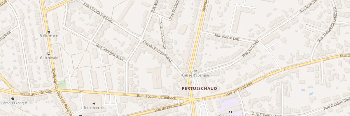 Plan du 6 Rue du Perthuischaud à Saint-Nazaire