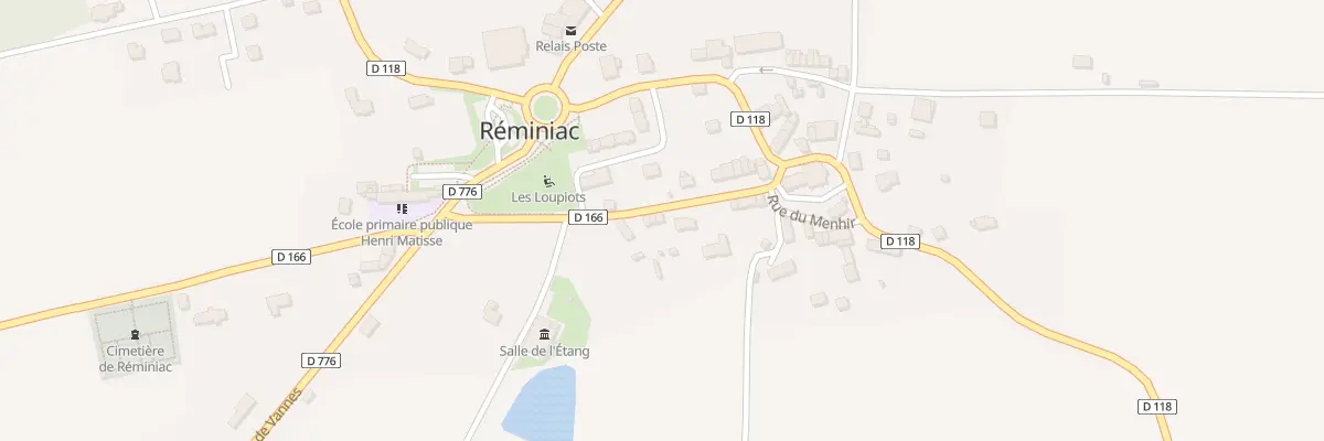 Plan du 5156 Le Bourg à Réminiac