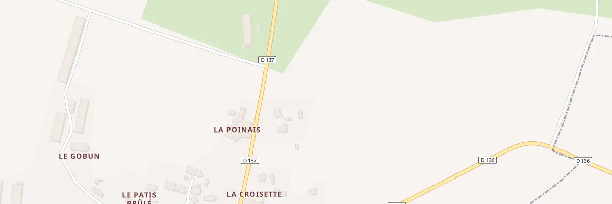 Plan du 5126 Le Poinais à Saint-Gorgon
