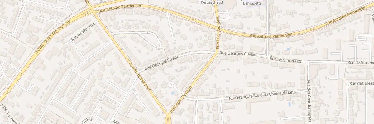 Plan du 19B Rue Georges Cuvier à Saint-Nazaire